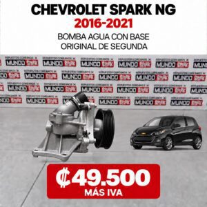 Chevrolet Spark NG 2016-2021, Bomba agua con base, original de segunda