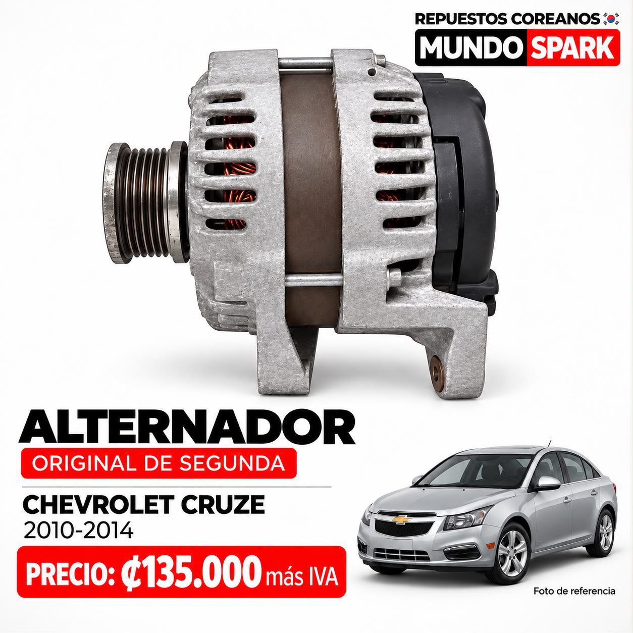 Alternador, original de segunda