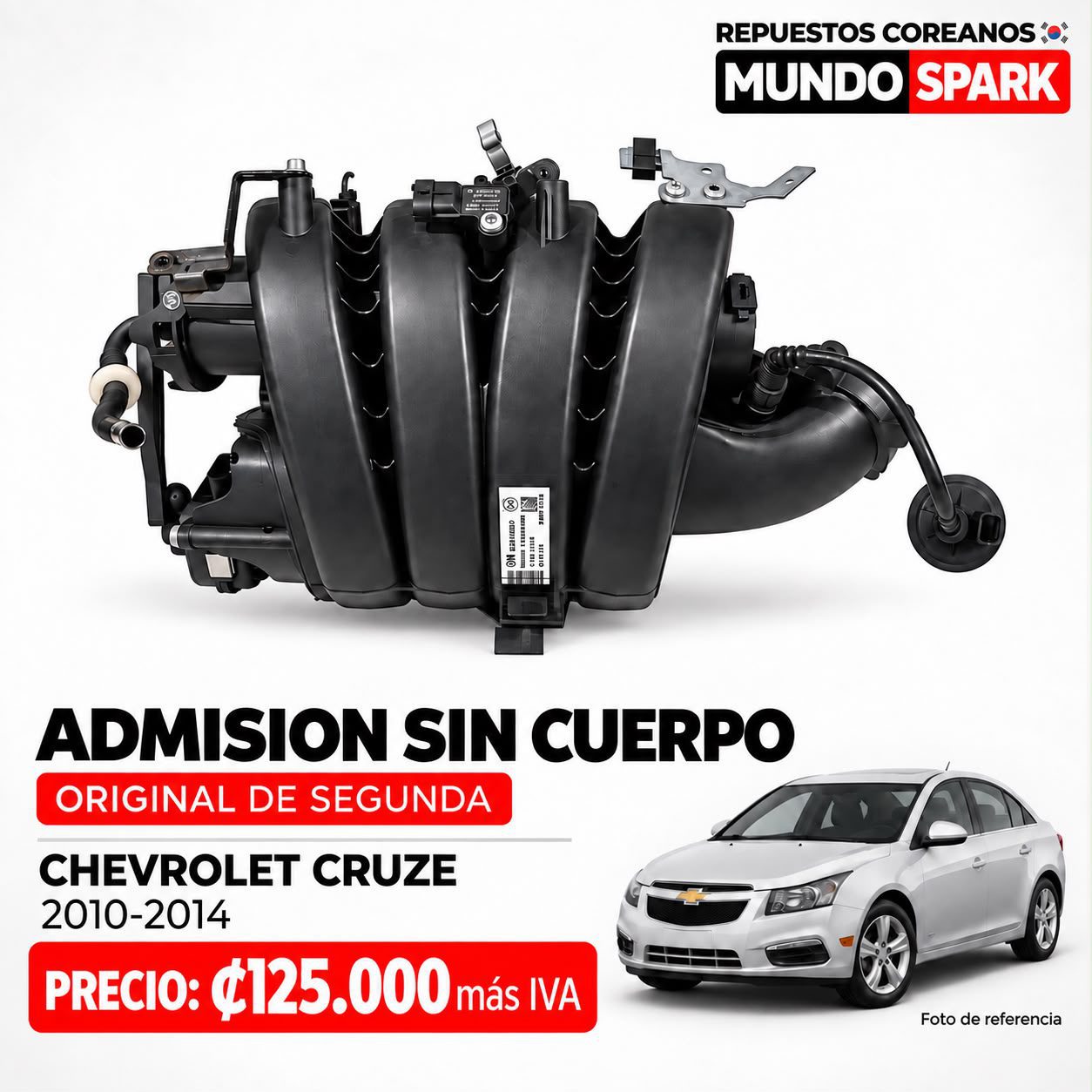 Admisión sin cuerpo, original de segunda