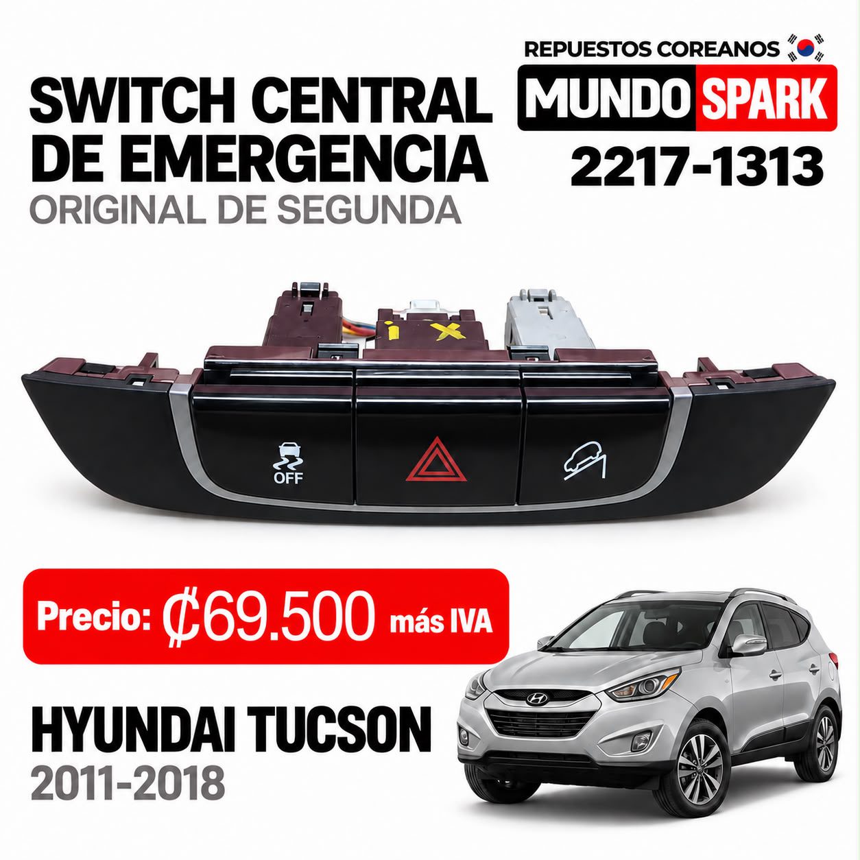 Switch Central de Emergencia, original de segunda